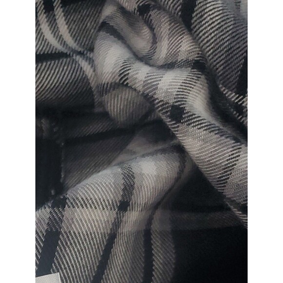 Eddie Bauer Lg Tunic Plaid Button Back Hem Long Sleeved Lightweight Viscose - Picture 8 of 12